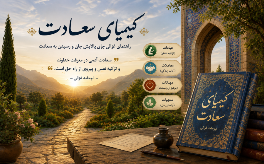 پالایش جان و رسیدن به سعادت | گزارش کتاب کیمیای سعادت اثر غزالی