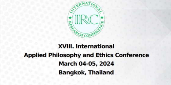 کنفرانس بین‌المللی فلسفه و اخلاق کاربردی در تایلند ۲۰۲۴