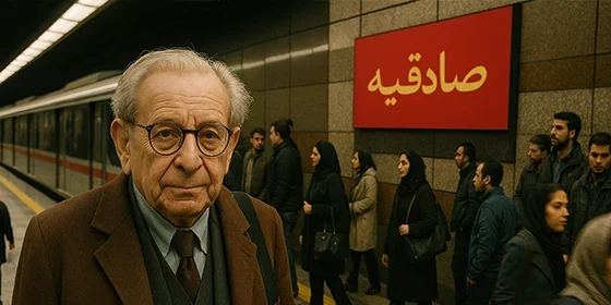 لویناس در ایستگاه صادقیه