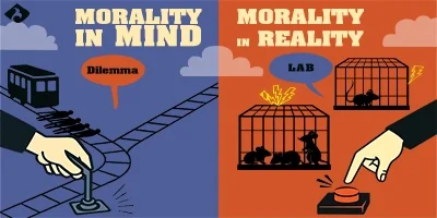 جایی که اندیشه نیک است، اما عمل مردد؛ چرا در واقعیت، تصمیم‌های اخلاقی‌مان عوض می‌شوند؟